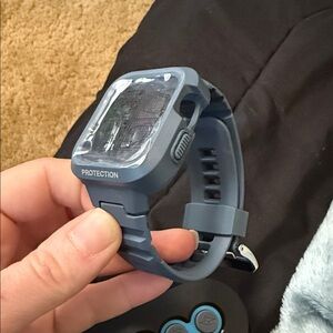 Blue Smartwatch Case with Strap